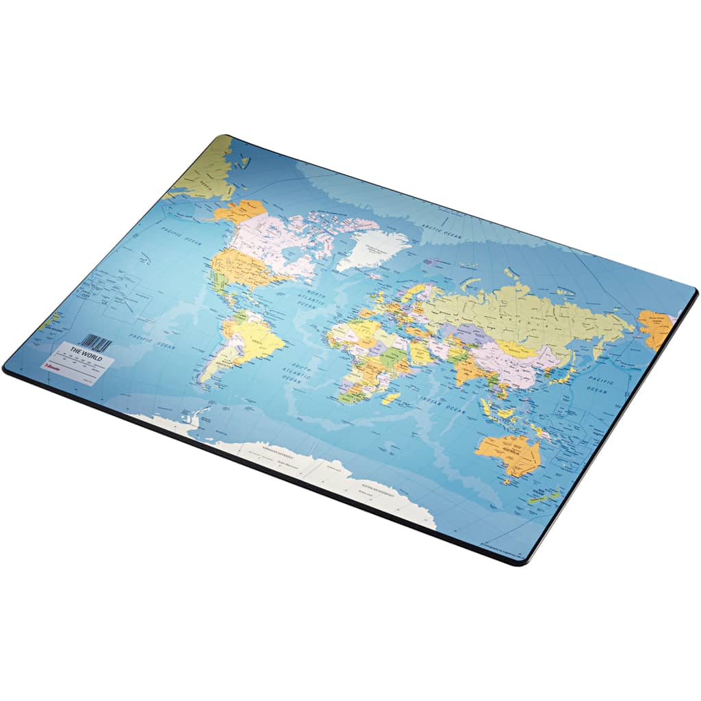 Esselte skriveunderlag Europost verdenskort 40x53 cm