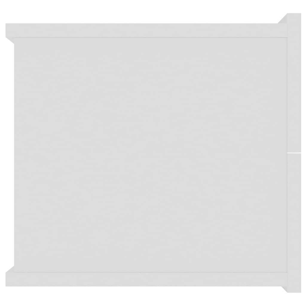 vidaXL sengeskab 40x30x30 cm spånplade hvid