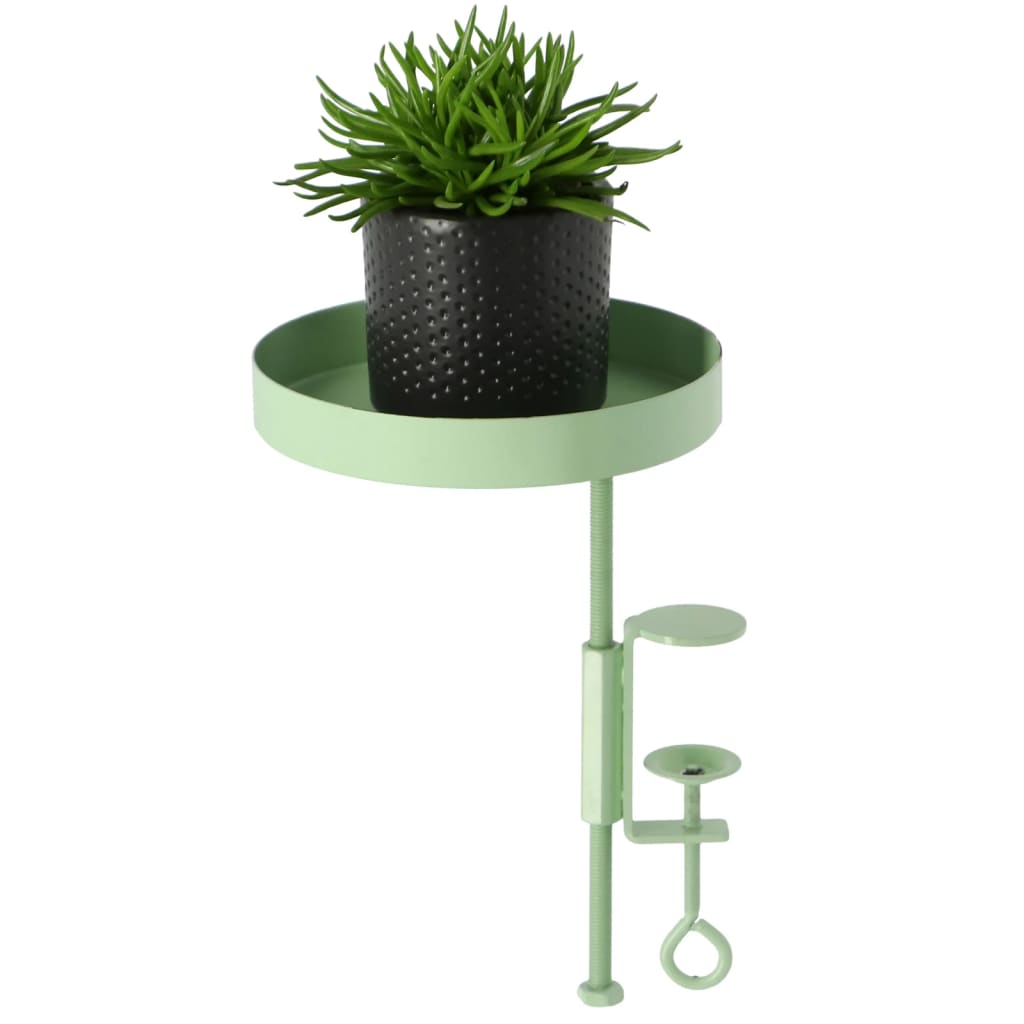 Esschert Design plantebakke med klemme str. S rund grøn