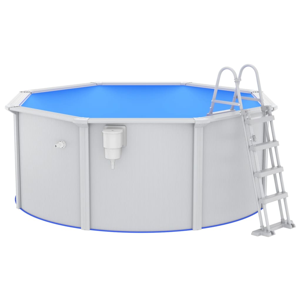 vidaXL swimmingpool med poolstige 300x120 cm