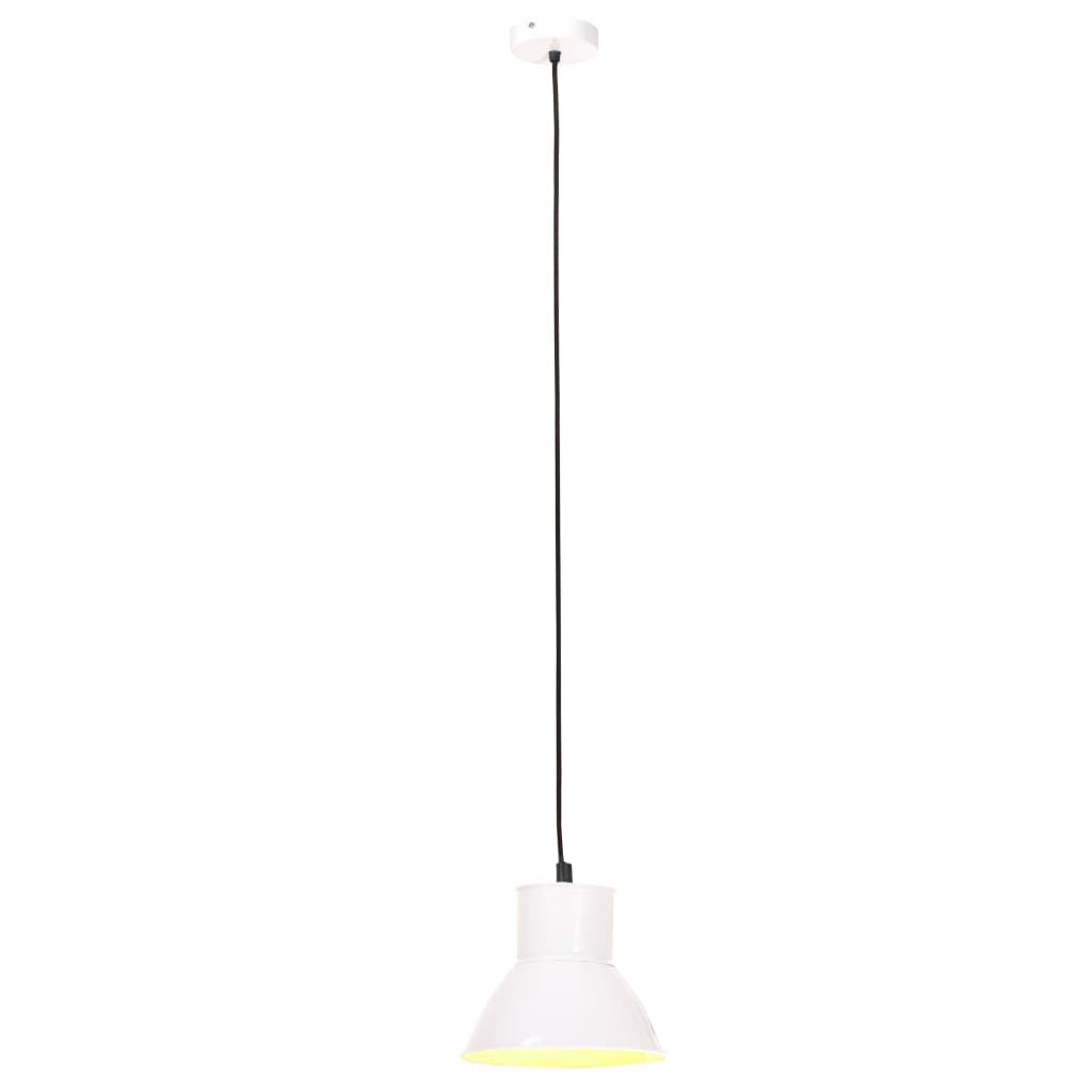 vidaXL hængelampe 25 W rund 17 cm E27 hvid