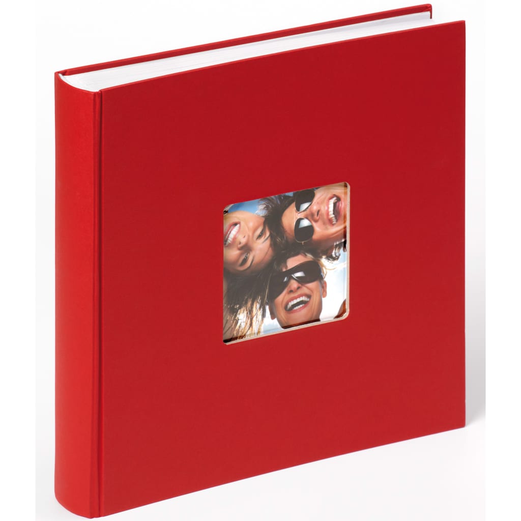 Walther Design fotoalbum Fun 30x30 cm 100 sider rød