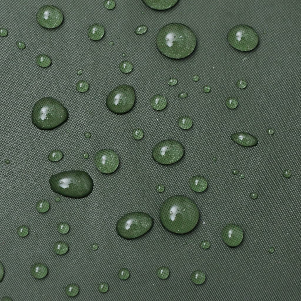 Vandtæt kraftigt regnsæt i 2 dele med hætte Grøn L