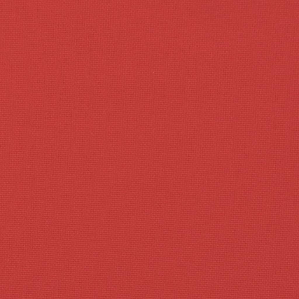vidaXL pallehynde 70x70x12 cm stof rød