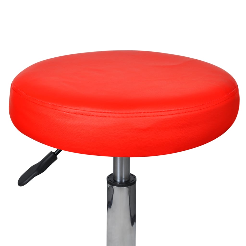 vidaXL kontorstole 2 stk. 35,5x84 cm rød kunstlæder