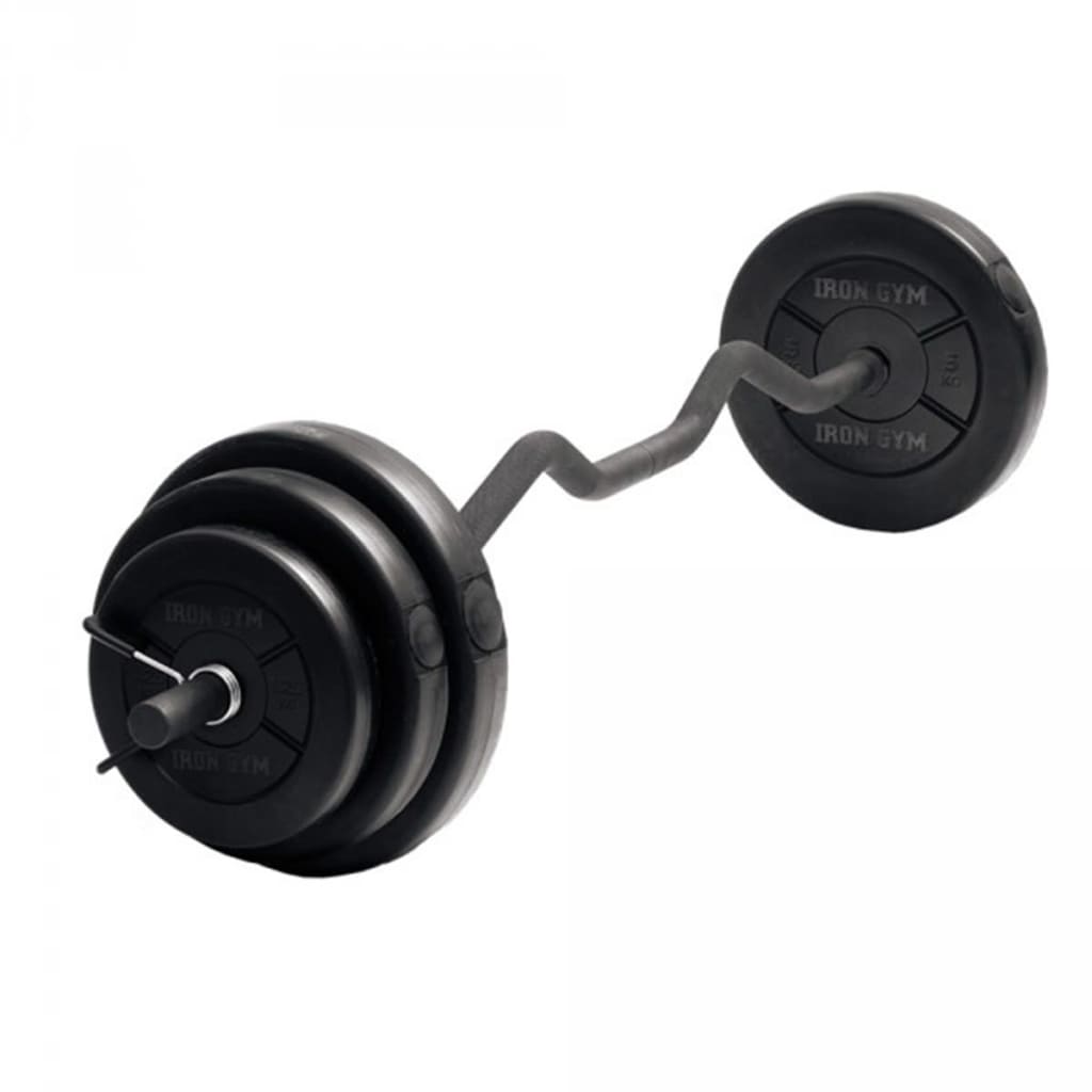 Iron Gym justerbart curlstangsæt 23 kg IRG033