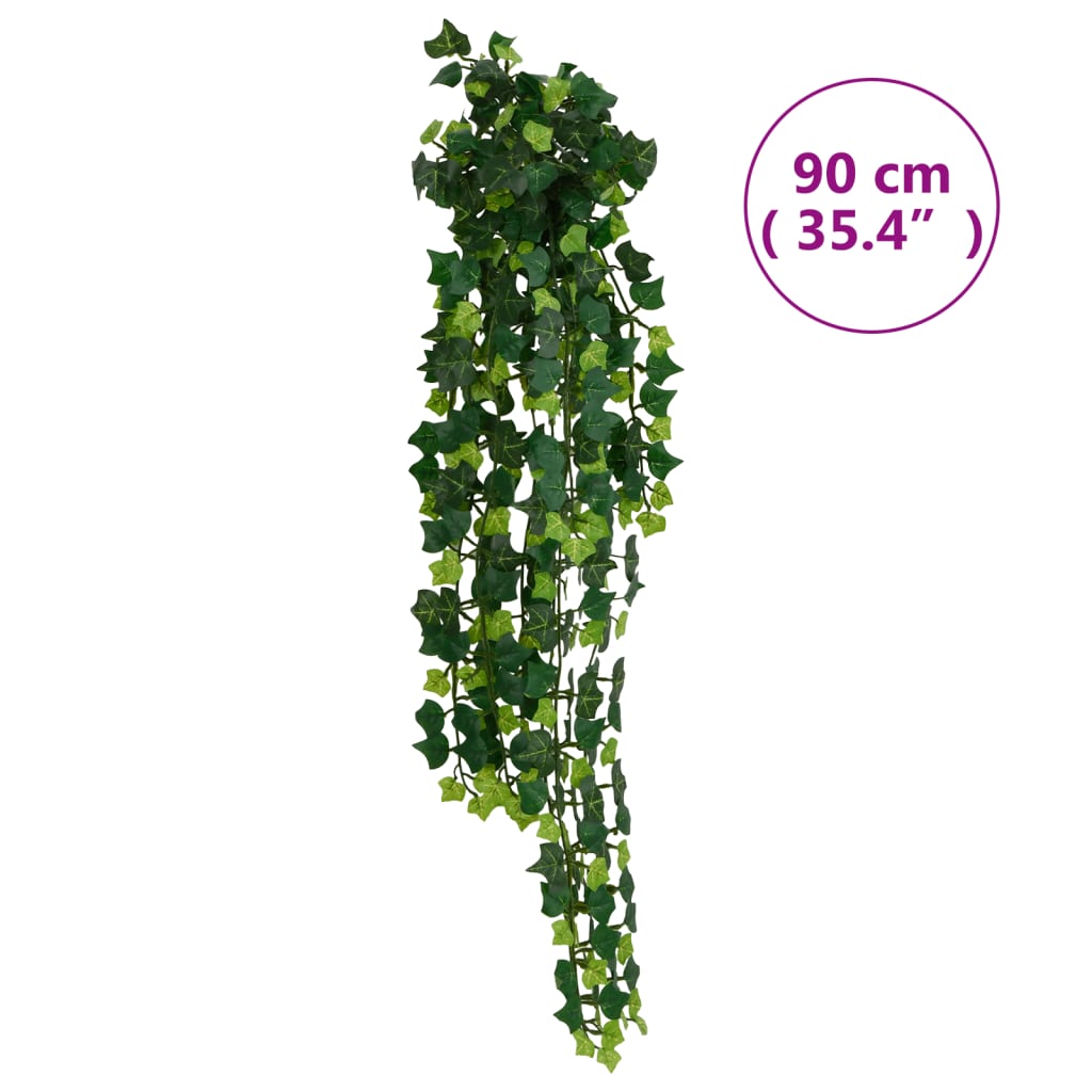 vidaXL kunstige hængeplanter 12 stk. 339 blade 90 cm grøn