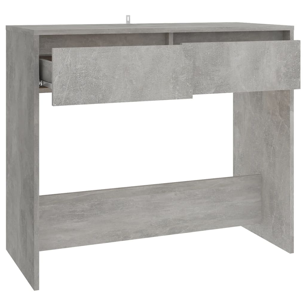 vidaXL konsolbord 89x41x76,5 cm stål betongrå