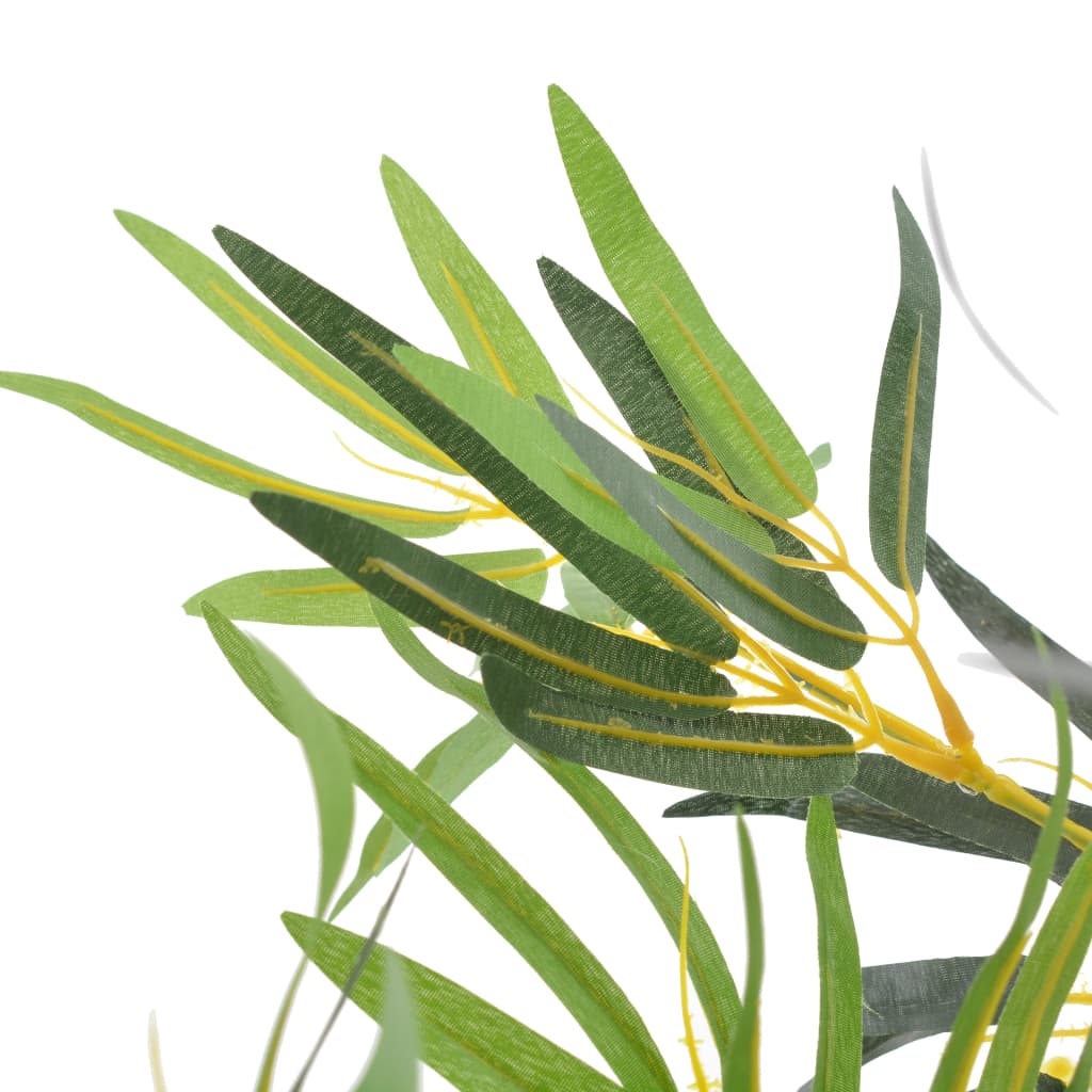 vidaXL kunstig bambusplante med krukke 160 cm grøn