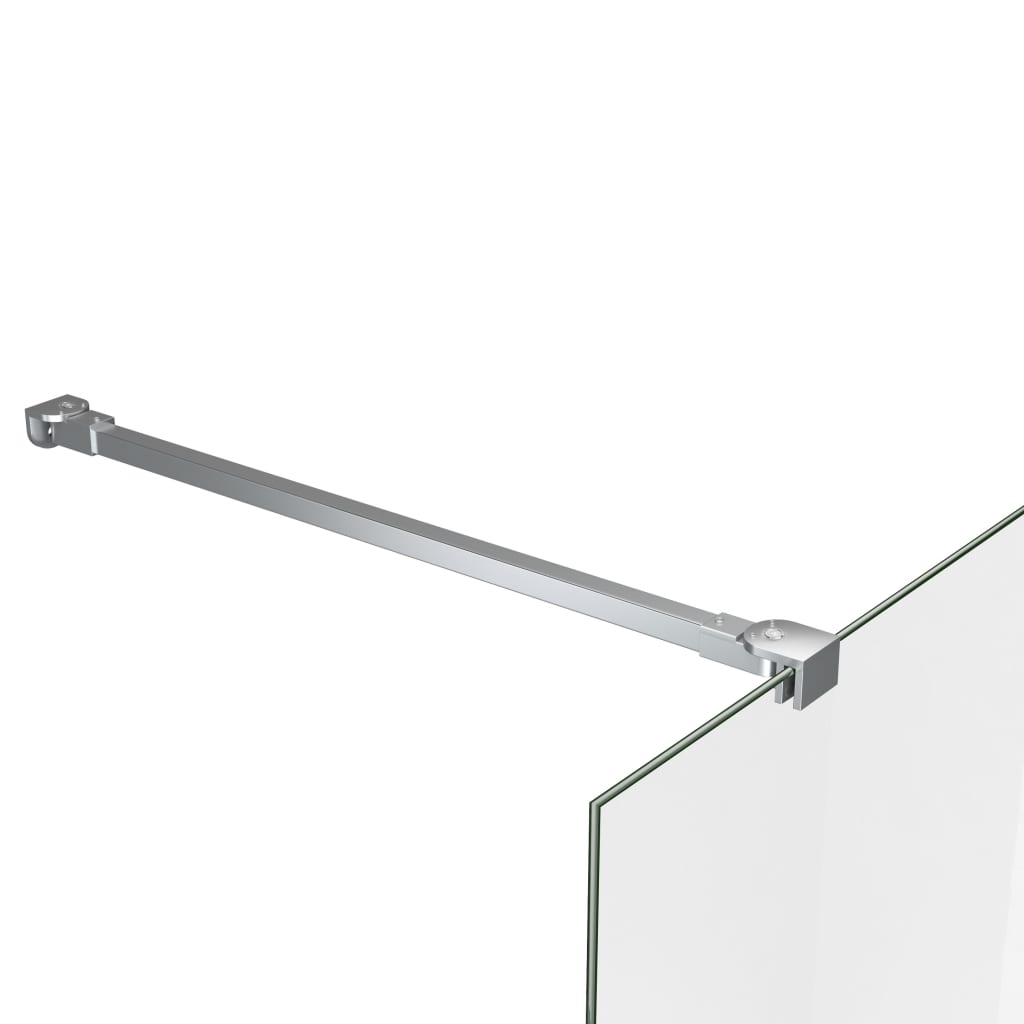 vidaXL støttestang til brusevæg 57,5 cm rustfrit stål