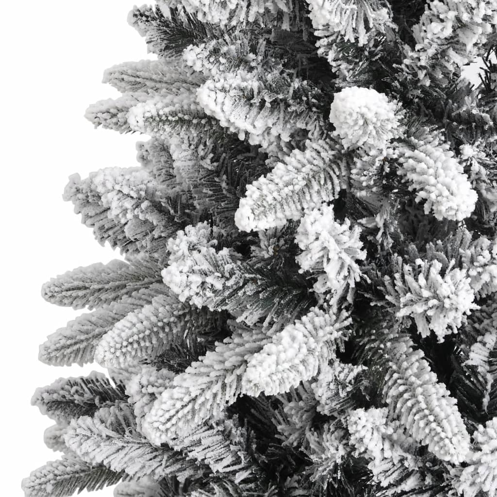 vidaXL kunstigt juletræ med sne 120 cm PVC og PE