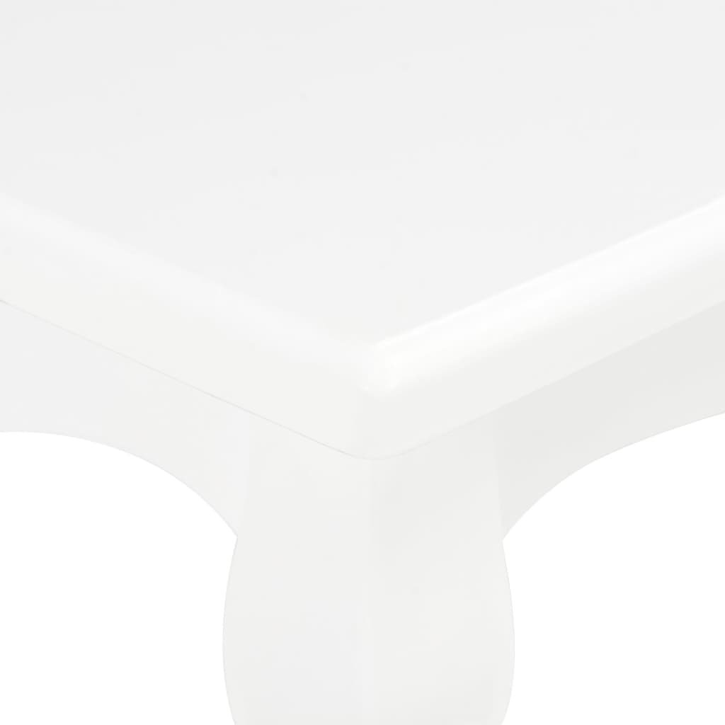 vidaXL sofabord 110x60x40 cm massivt fyrretræ hvid