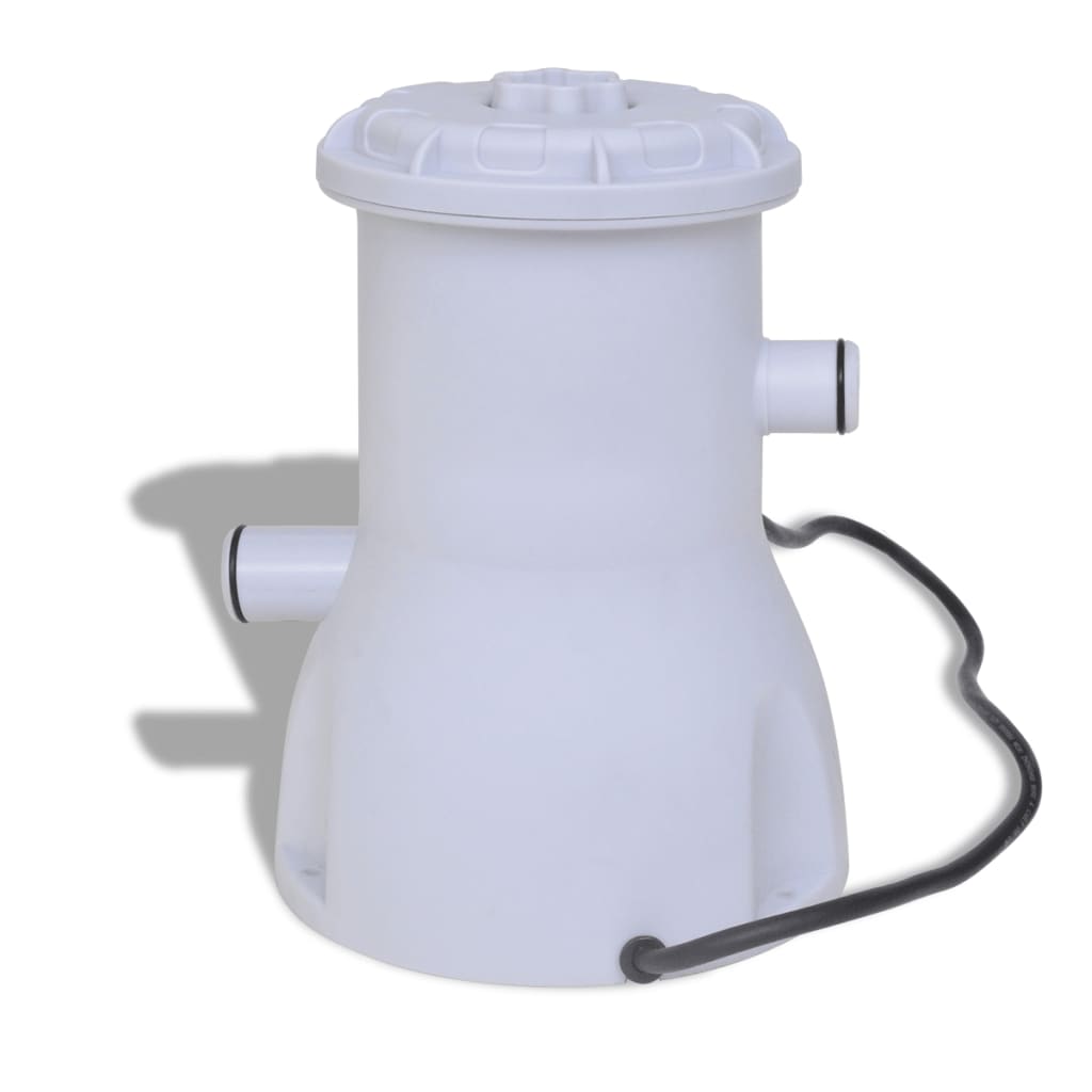 vidaXL filterpumpe til svømmebassin 3.028 l/t.