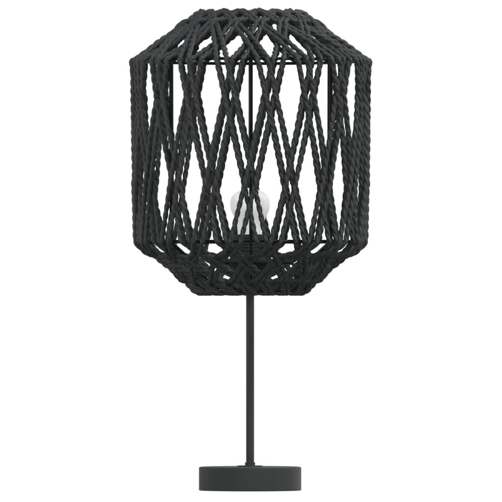 vidaXL lampeskærm Ø23x28 cm jerrn og papir sort