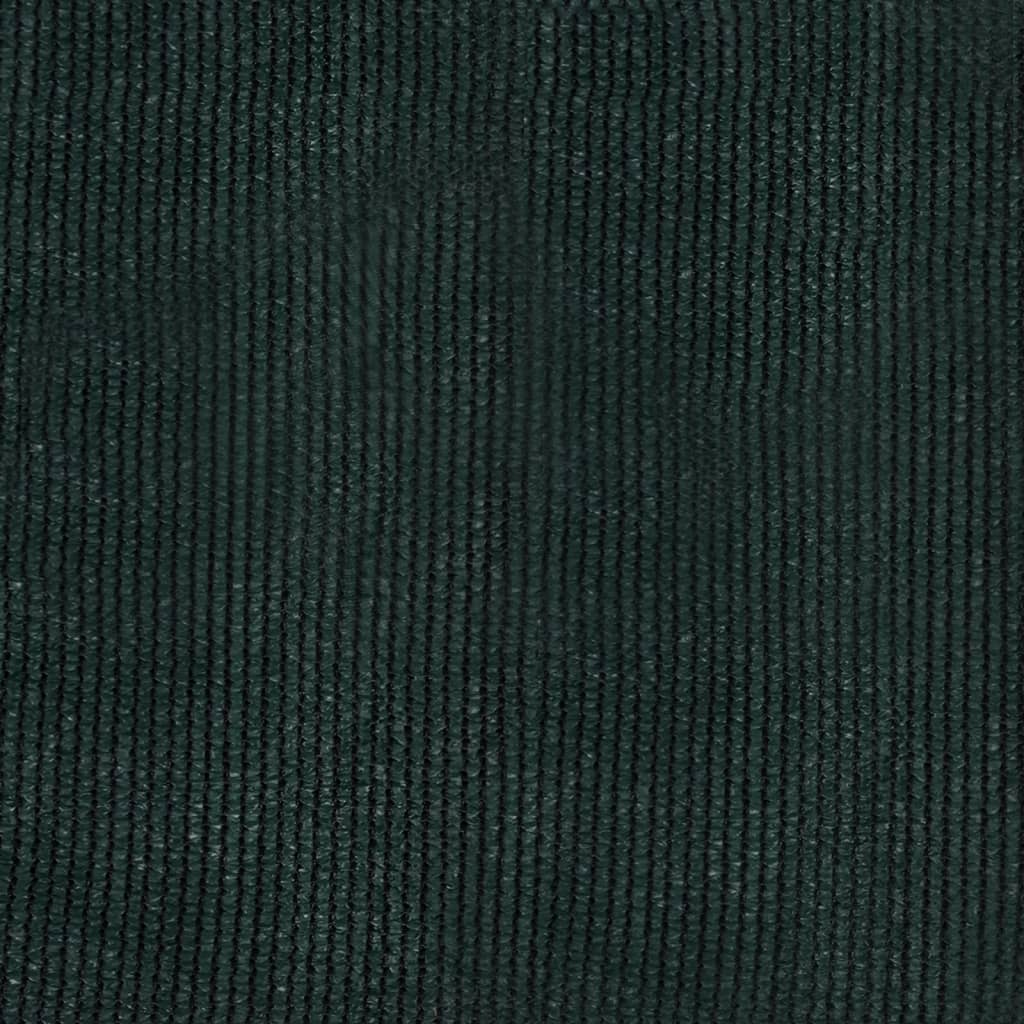 vidaXL udendørs rullegardin 100x140 cm HDPE mørkegrøn