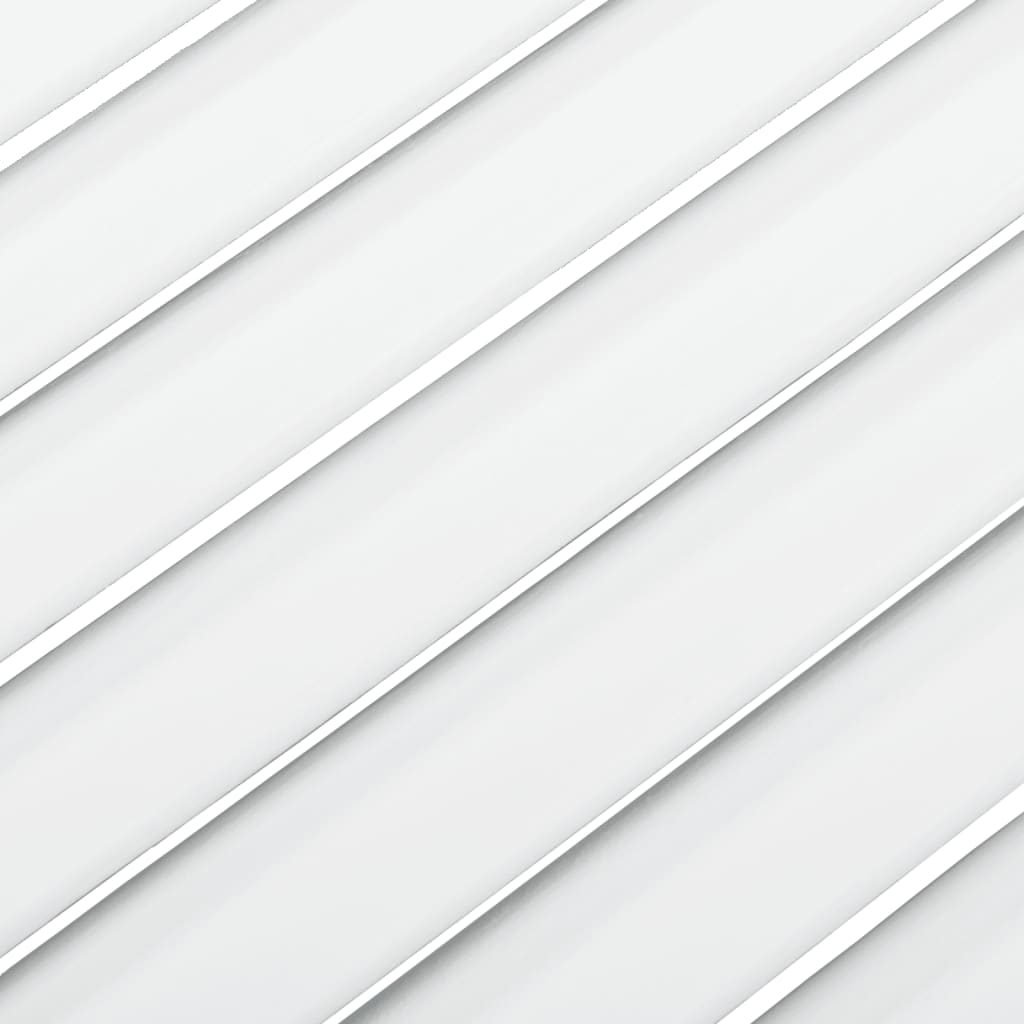 vidaXL skabslåger 4 stk. 61,5x49,4 cm lameldesign massivt fyr hvid