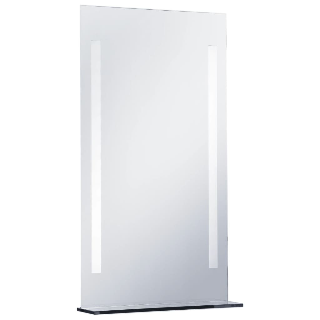 vidaXL vægspejl med LED til badeværelset 60 x 100 cm