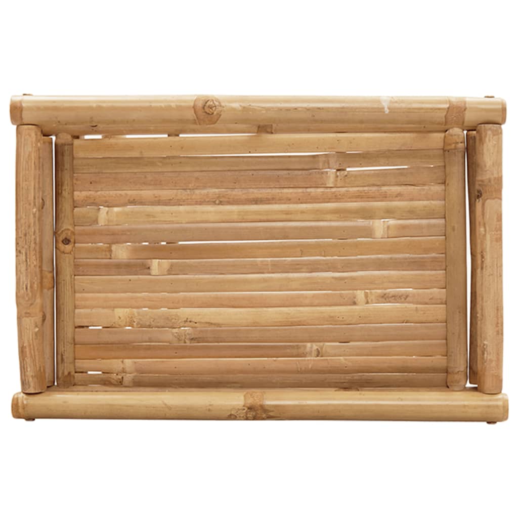 vidaXL foldbart bakkebord 60x40x68 cm bambus