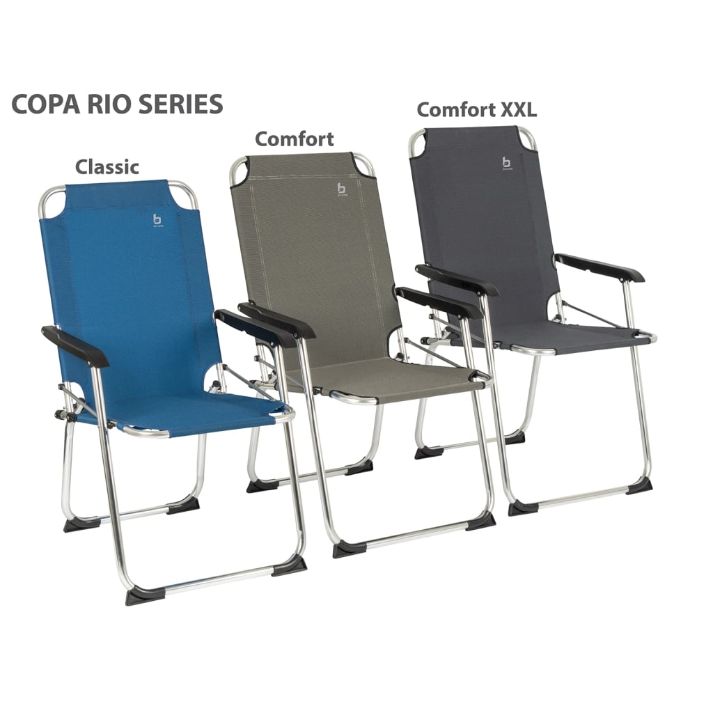 Bo-Camp foldbar campingstol Copa Rio Classic grå