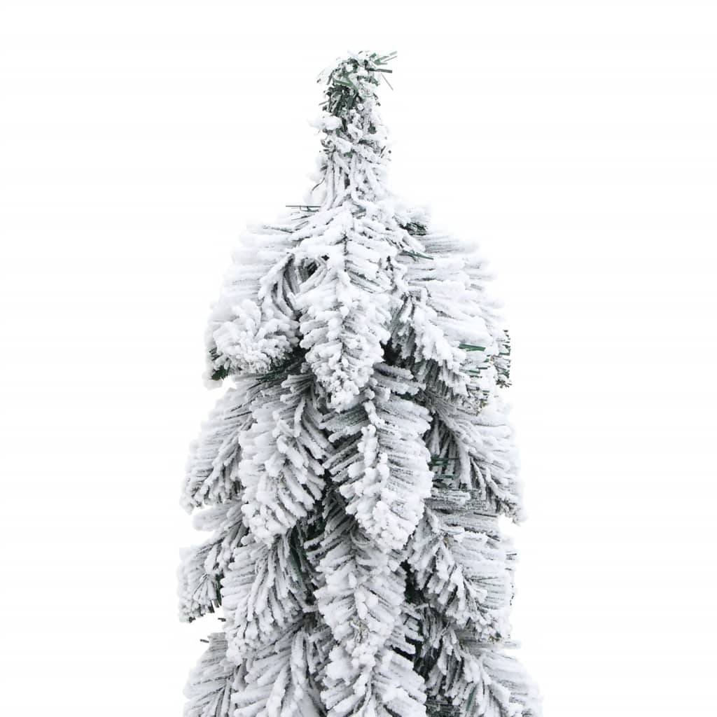 vidaXL kunstigt juletræ med 45 LED'er og sne 90 cm