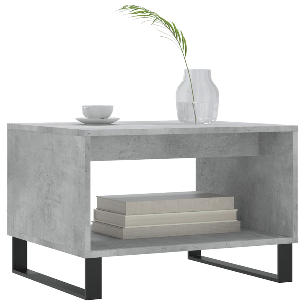 vidaXL sofabord 60x50x40 cm konstrueret træ betongrå