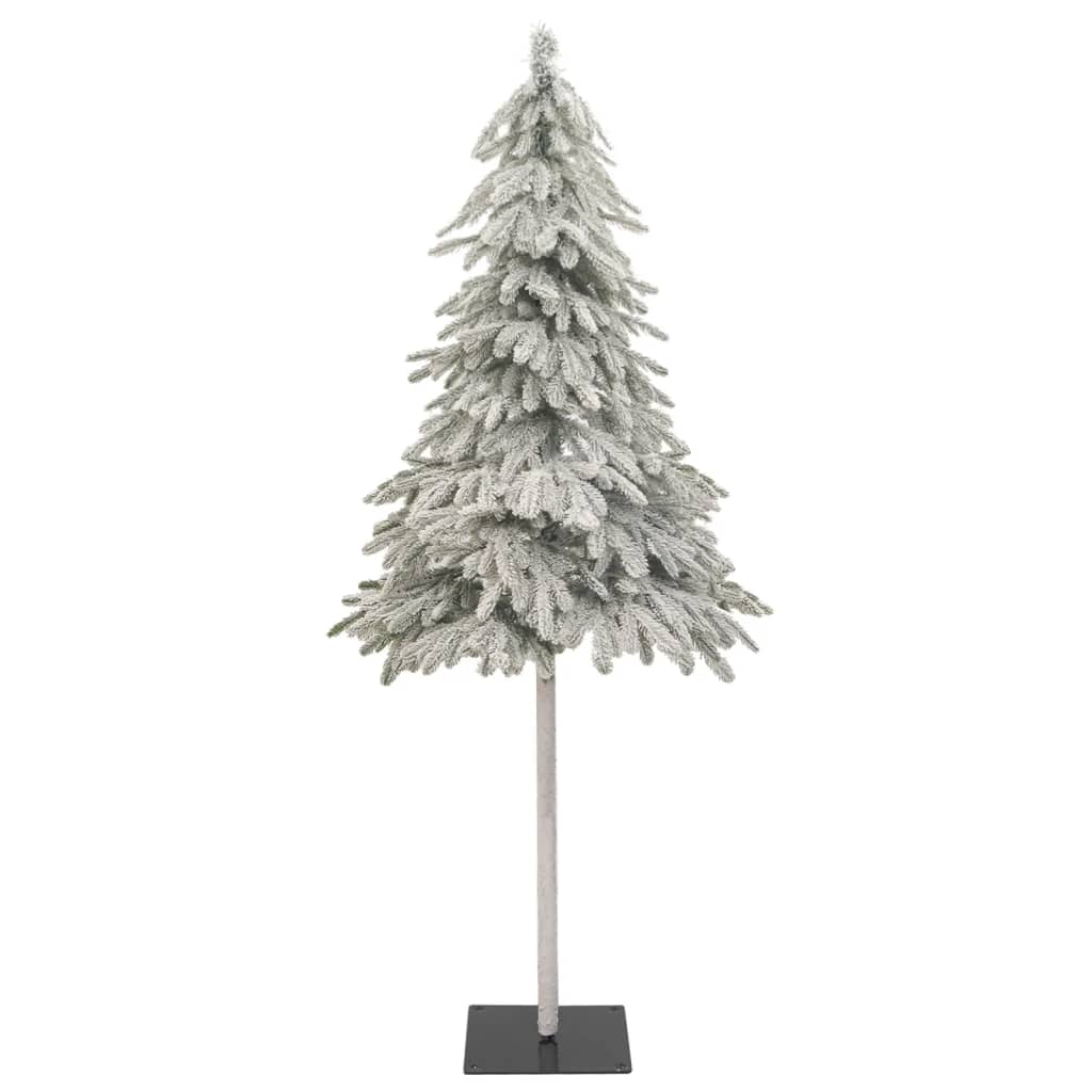 vidaXL kunstigt juletræ med 300 LED'er + sne og kuglesæt 180 cm