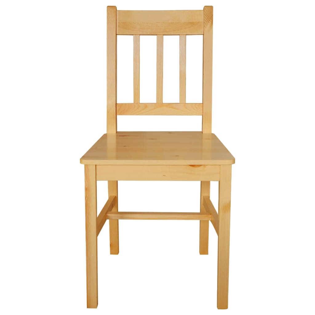 vidaXL spisebordsstole 2 stk. fyrretræ