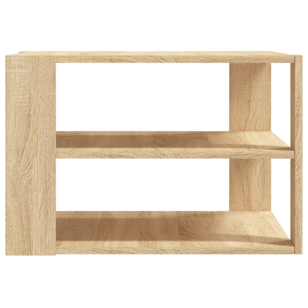 vidaXL sofabord 59,5x59,5x40 cm konstrueret træ sonoma-eg