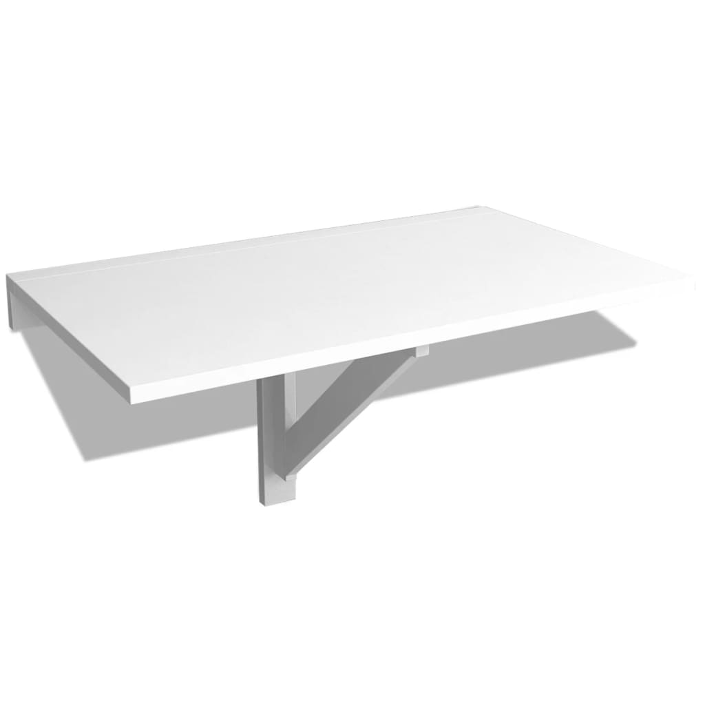 vidaXL foldbart vægbord 100x60 cm hvid