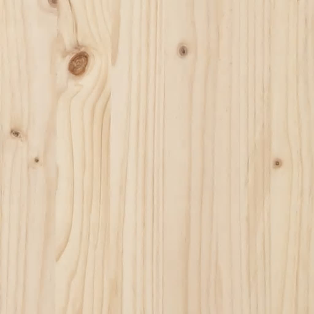 vidaXL daybed med udtræk 2x(90x190) cm massivt fyrretræ