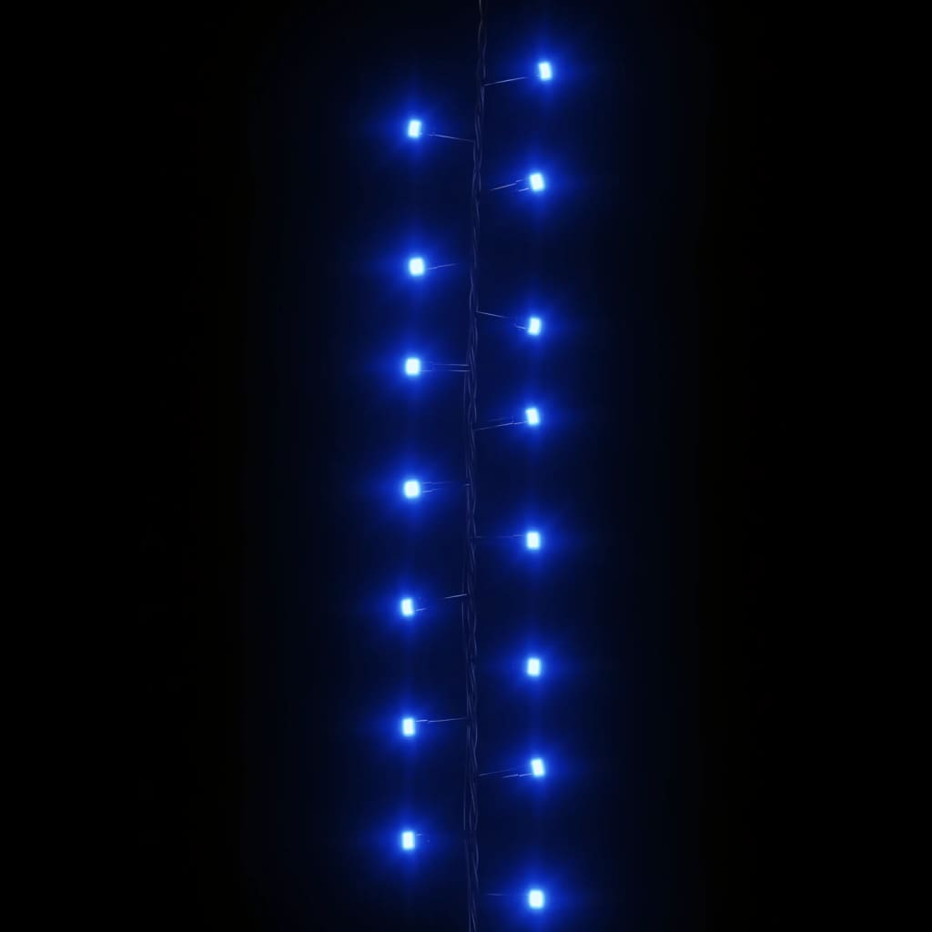vidaXL kompakt LED-lyskæde 3000 LED'er 65 m PVC blåt lys
