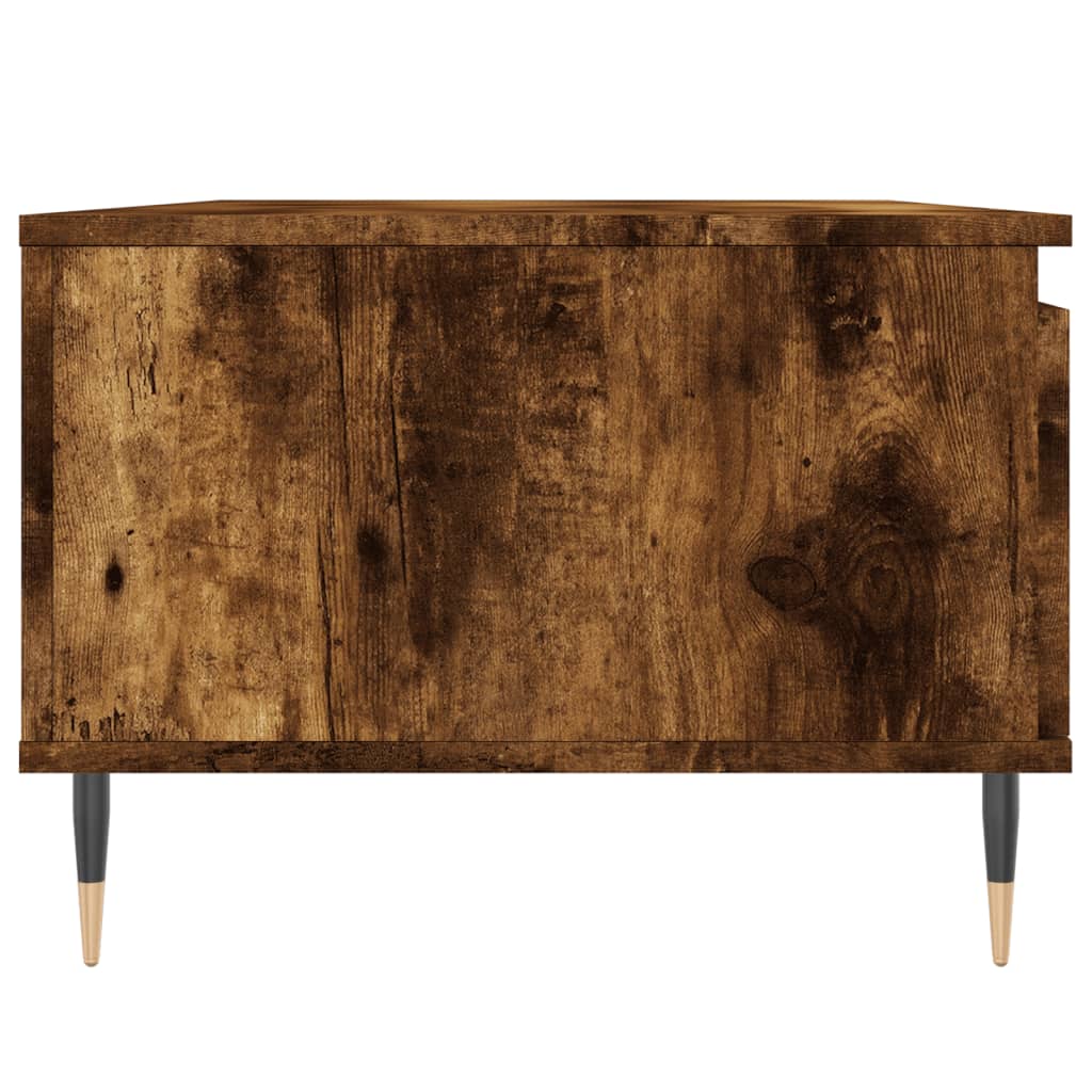vidaXL sofabord 90x50x36,5 cm konstrueret træ røget egetræsfarve