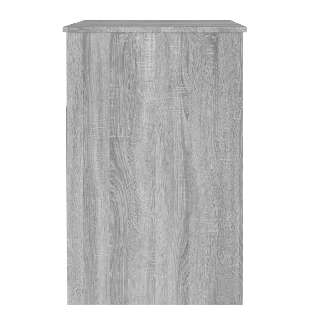vidaXL skuffeskab 40x50x76 cm konstrueret træ grå sonoma-eg