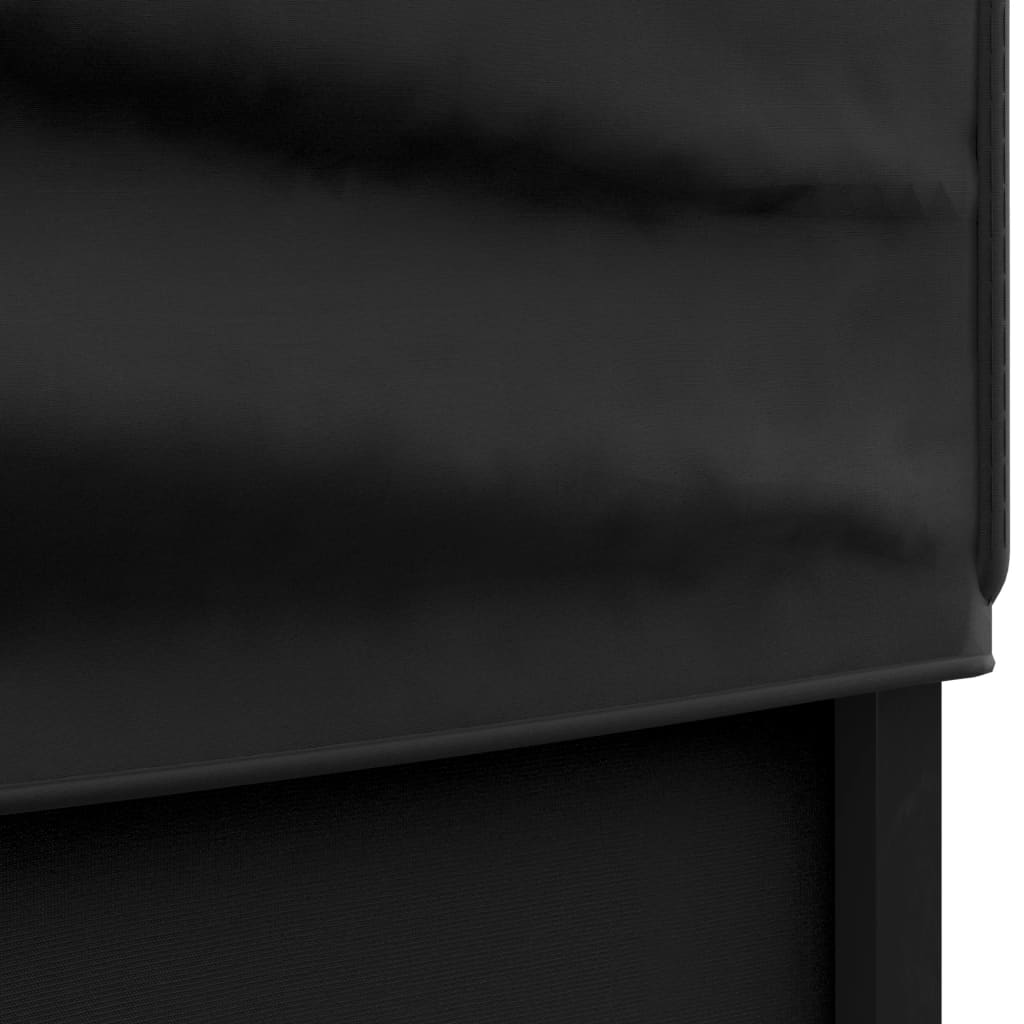 vidaXL foldbart festtelt med sidevægge 2x2 m sort