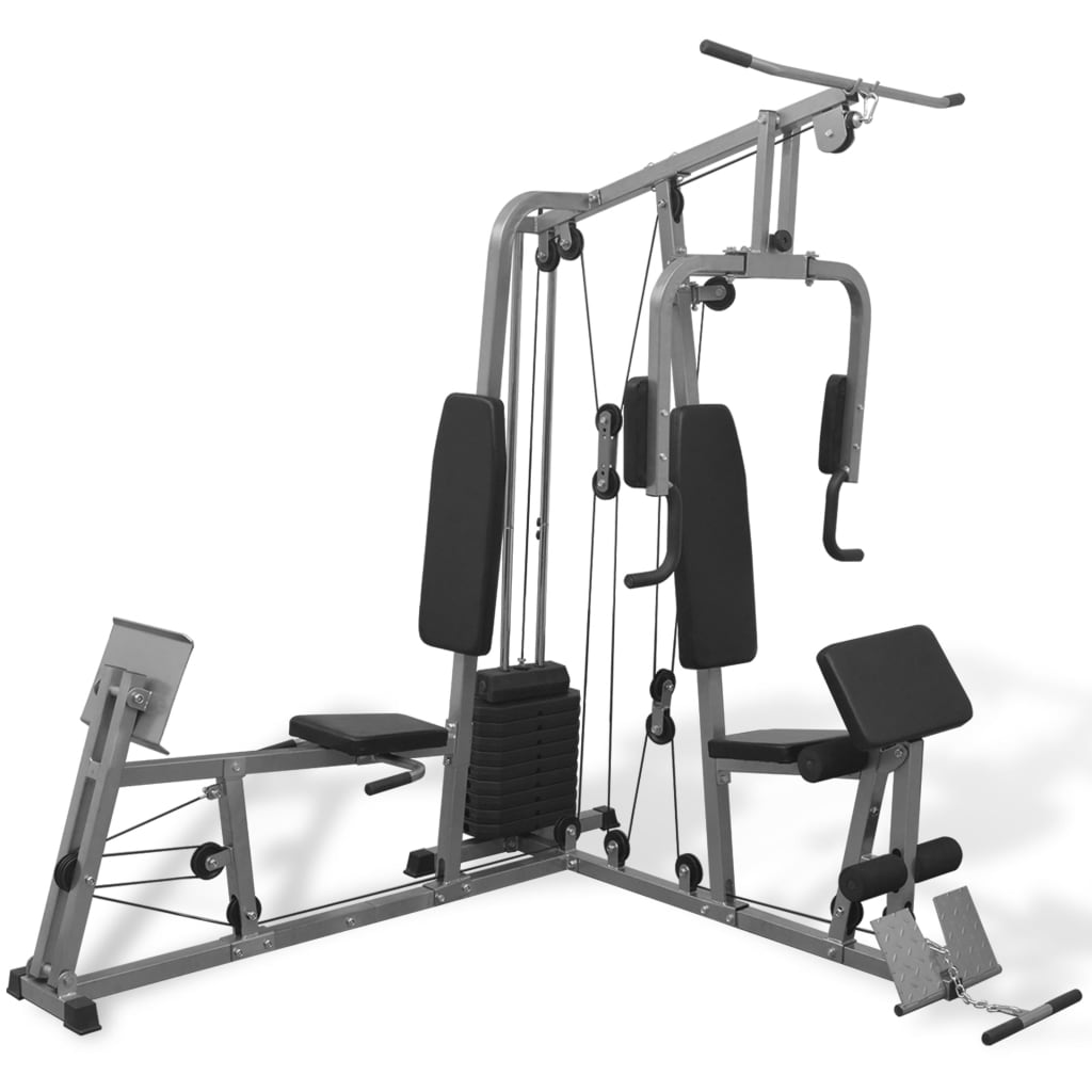 vidaXL multifunktionelt fitness hjemmemotionsudstyr 65 kg