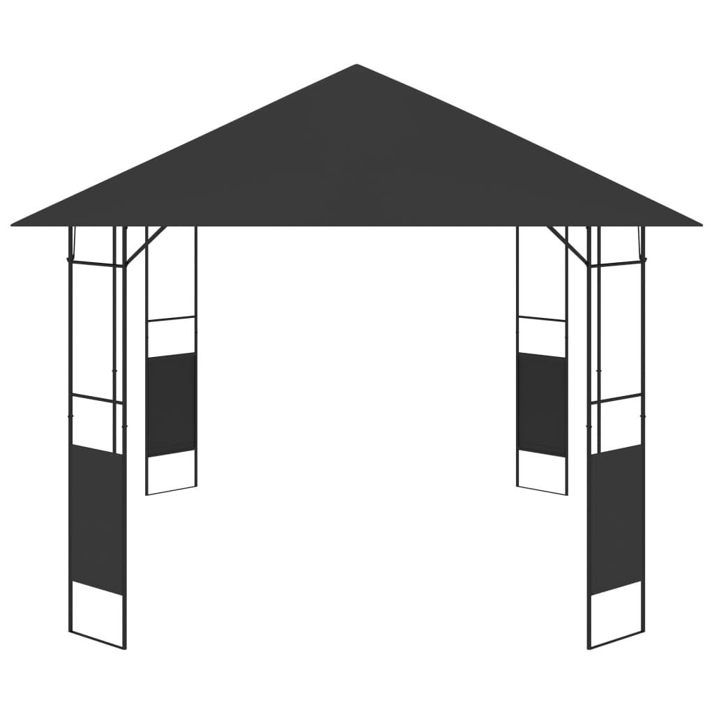 vidaXL havepavillon 4x3 m 160 g/m² antracitgrå
