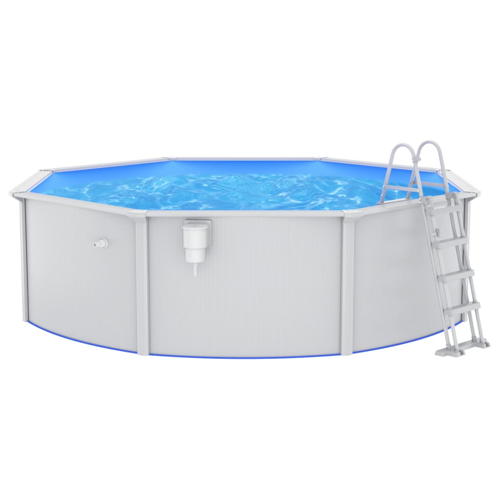 vidaXL swimmingpool med poolstige 460x120 cm