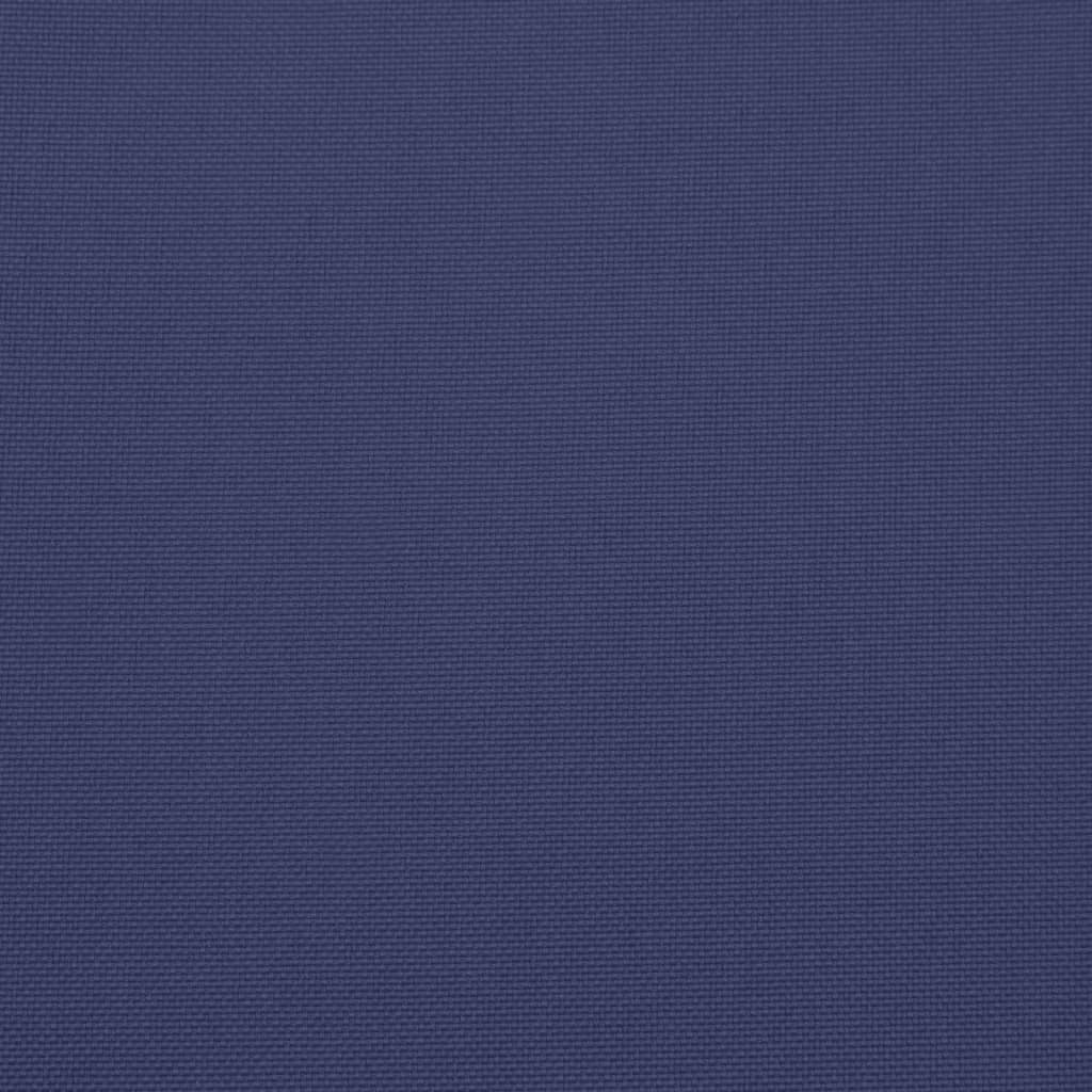 vidaxL pallehynde 50x50x12 cm stof marineblå