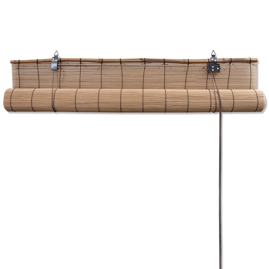 vidaXL rullegardin 150x220 cm bambus brun