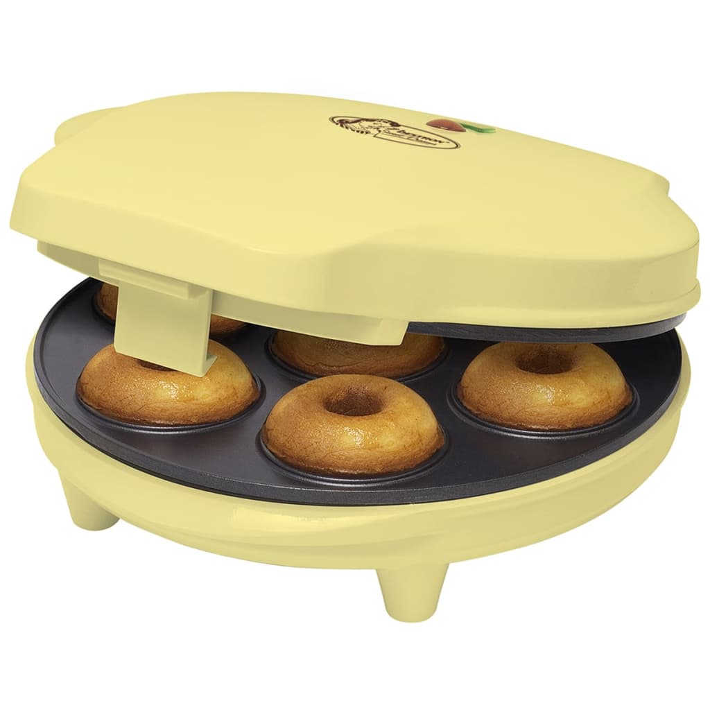 Bestron donut-maskine 700 W ADM218SD vaniljefarvet