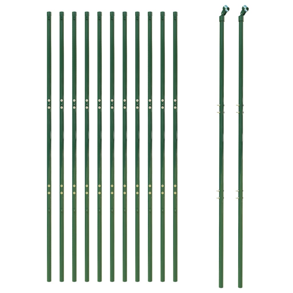 vidaXL trådegn 1,6x25 m grøn