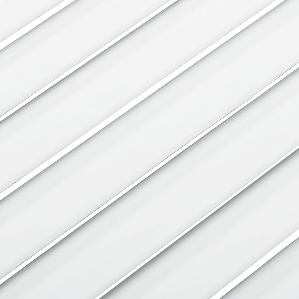 vidaXL skabslåge 61,5x59,4 cm lameldesign massivt fyrretræ hvid