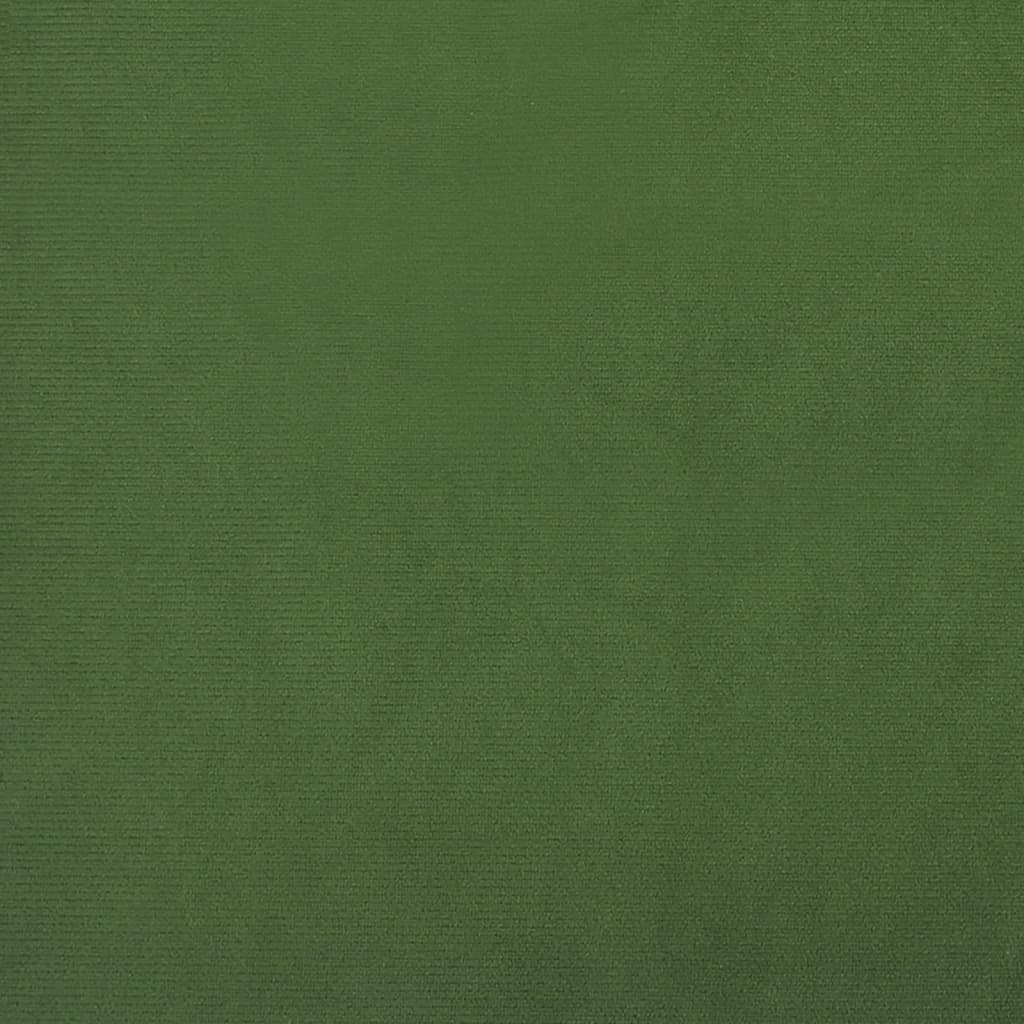 vidaXL 2-personers sovesofa fløjl mørkegrøn
