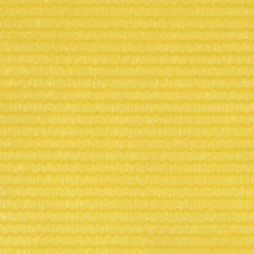 vidaXL altanafskærmning 120x300 cm HDPE gul