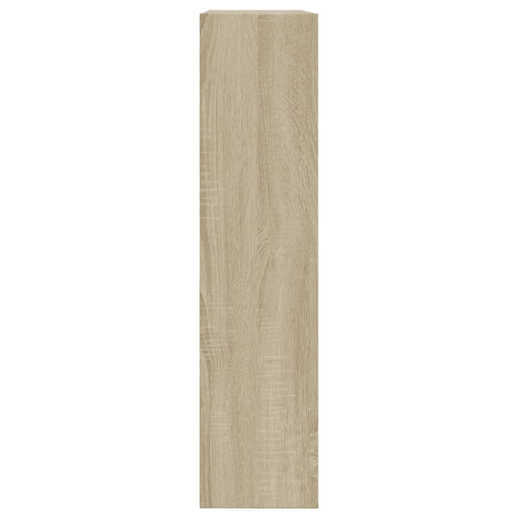 vidaXL skoreol 80x21x87,5 cm konstrueret træ sonoma-eg