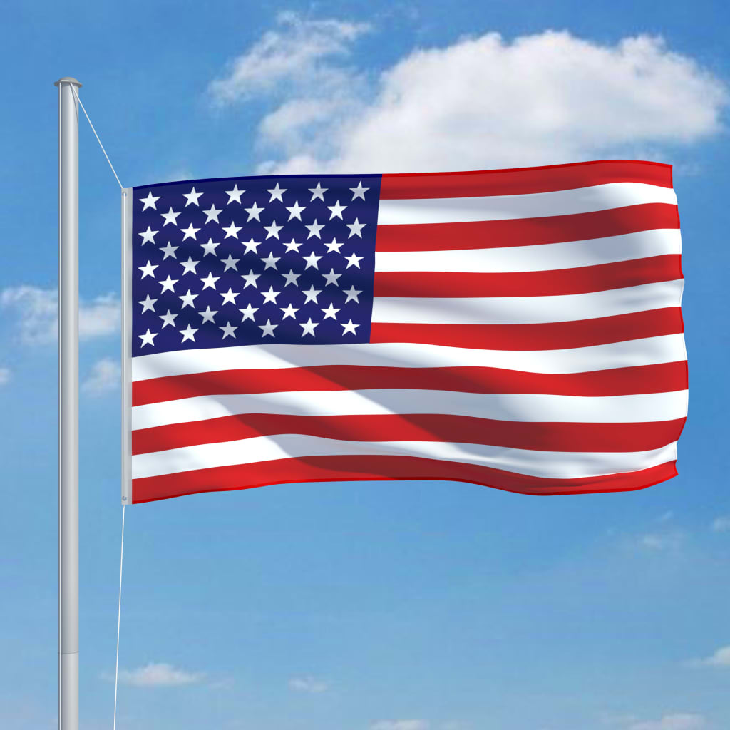 vidaXL det amerikanske flag 90x150 cm