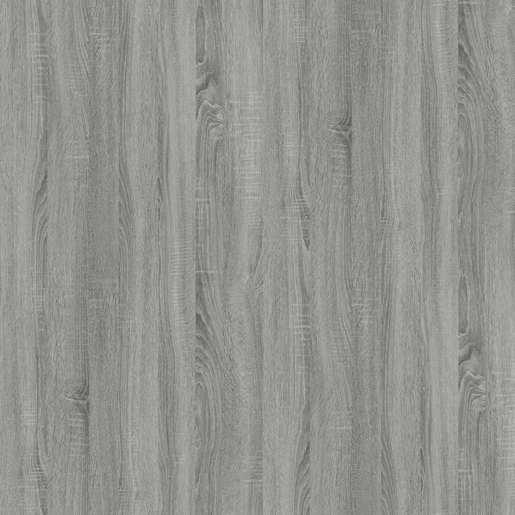 vidaXL ovnskab 60x46x81,5 cm konstrueret træ grå sonoma-eg