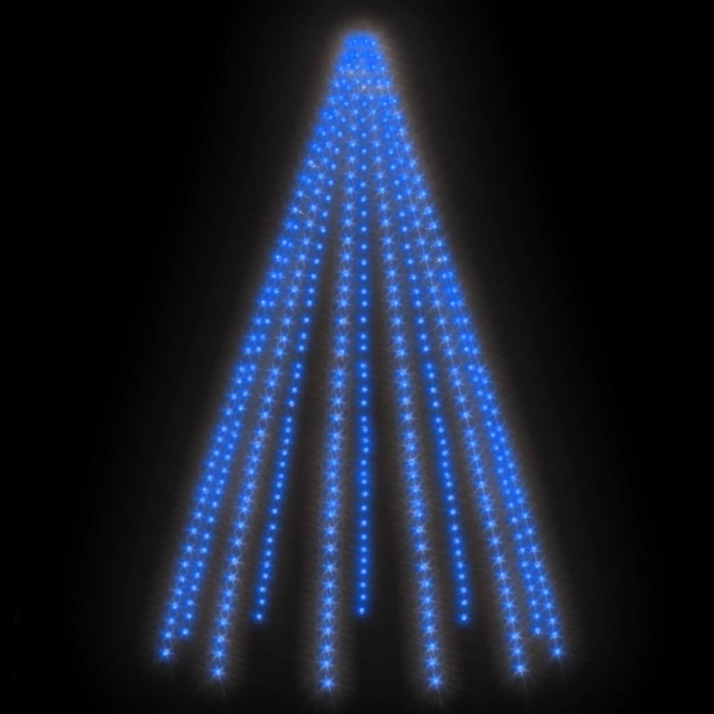 vidaXL juletræslys med 500 lysdioder 500 cm blå