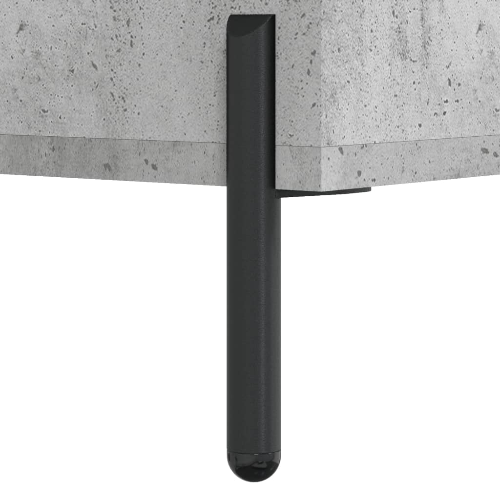vidaXL skænk 69,5x34x90 cm konstrueret træ betongrå