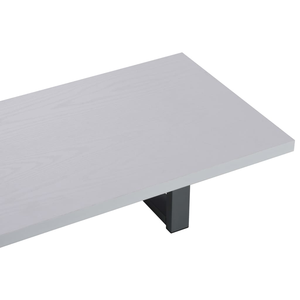 vidaXL badeværelsesmøbel 160 x 40 x 16,3 cm hvid